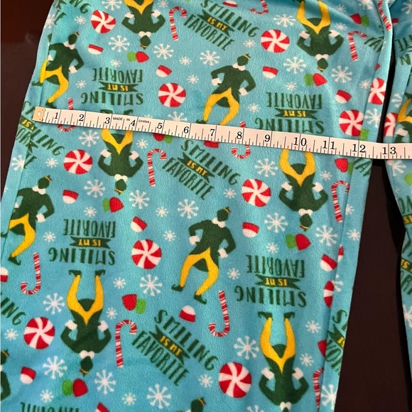 Men’s Elf lounge pants pajama bottoms colorful Smiling is my favorite - Picture 11 of 12
